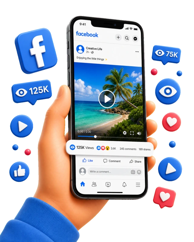 Visualizzazioni Facebook