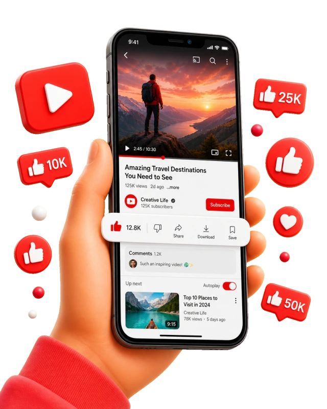 Mi piace YouTube